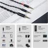 imageLinsoul Tripowin Nova Monitor Headphone Cable OverEar Headphone Wire 4Strand Silver FoilOCC Hybrid Upgrade Cable 2M Dual 35mm to 44mm35mmXLR Plug for Musicians Audiophiles 35mm BlackBlack