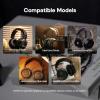 imageLinsoul Tripowin Nova Monitor Headphone Cable OverEar Headphone Wire 4Strand Silver FoilOCC Hybrid Upgrade Cable 2M Dual 35mm to 44mm35mmXLR Plug for Musicians Audiophiles 35mm BlackBlack