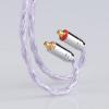 imageLinsoul Tripowin Zonie IEM Cable 16 Core Silver Plated Earphone Upgraded Cords 125m SPC in Ear Monitor Cable for 7HZ Timeless AE TINHIFI T2 PRO T3 T4MMCX 25mmMossLavender