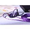 imageLinsoul Tripowin Zonie IEM Cable 16 Core Silver Plated Earphone Upgraded Cords 125m SPC in Ear Monitor Cable for 7HZ Timeless AE TINHIFI T2 PRO T3 T4MMCX 25mmMossViolet