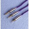 imageLinsoul Tripowin Zonie IEM Cable 16 Core Silver Plated Earphone Upgraded Cords 125m SPC in Ear Monitor Cable for 7HZ Timeless AE TINHIFI T2 PRO T3 T4MMCX 25mmMossViolet