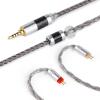 imageLinsoul Tripowin Zonie IEM Cable 16 Core Silver Plated Earphone Upgraded Cords 125m SPC in Ear Monitor Cable for 7HZ Timeless AE TINHIFI T2 PRO T3 T4MMCX 25mmMossGrey
