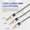 imageLinsoul Tripowin Zonie IEM Cable 16 Core Silver Plated Earphone Upgraded Cords 125m SPC in Ear Monitor Cable for 7HZ Timeless AE TINHIFI T2 PRO T3 T4MMCX 25mmMossGrey