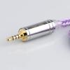 imageLinsoul Tripowin Zonie IEM Cable 16 Core Silver Plated Earphone Upgraded Cords 125m SPC in Ear Monitor Cable for 7HZ Timeless AE TINHIFI T2 PRO T3 T4MMCX 25mmMossLavender