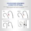 imageLinsoul Tripowin Zonie IEM Cable 16 Core Silver Plated Earphone Upgraded Cords 125m SPC in Ear Monitor Cable for 7HZ Timeless AE TINHIFI T2 PRO T3 T4MMCX 25mmMossGrey