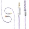 imageLinsoul Tripowin Zonie IEM Cable 16 Core Silver Plated Earphone Upgraded Cords 125m SPC in Ear Monitor Cable for 7HZ Timeless AE TINHIFI T2 PRO T3 T4MMCX 25mmMossLavender