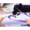 imageLinsoul Tripowin Zonie IEM Cable 16 Core Silver Plated Earphone Upgraded Cords 125m SPC in Ear Monitor Cable for 7hz Zero2 Orchestra Lite Cadenza Hype4 Supermix42pin 078mm 25mmMossViolet