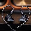 imageLinsoul ZiiGaat Crescent in Ear Monitor Premium 2DD2BA Hybrid IEM Earphone Isobaric Bass Vintage Analog Sound 3DPrinted Resin Shell with Detachable IEM Cable for MusiciansStudio