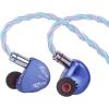 imageLinsoul CVJ ARIA in Ear Monitor 10mm NanoCrystal Coated Dynamic Driver Earphone IEM Wired Earbuds with Replaceable Tuning Nozzles Detachable Cable for Musician Audiophile