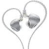 imageLinsoul KZ AST 24 Units Balanced Armature Combination inEar Earphones IEM with Detachable 2pin 075 Cable for Musicians Audiophile Without mic Silver