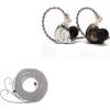 imageLinsoul KZ ZS10 Pro 4BA1DD 5 Driver inEar HiFi Metal Earphones with Stainless Steel Faceplate 2 Pin Detachable Cable Tripowin Zonie IEM Cable 2m Long Earbud Cable