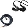 imageLinsoul Kiwi Ears Aether in Ear Monitor 153mm Large Planar Driver IEM Earphone  Tripowin Zonie IEM Cable 16 Core Silver Plated Earphone Upgraded Cords