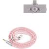 imageLinsoul Kiwi Ears Allegro Pro Upgraded IEM Earphone DACAMP Tripowin Zonie IEM Cable 16 Core Silver Plated Earphone Upgraded CordsMMCX 44mmPink
