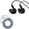 imageLinsoul Kiwi Ears Canta in Ear Monitor 1DD2Planar Hybrid Earphone Gaming Earbuds ampamp Tripowin C01 IEM Cable 16 Core Hybrid CopperSilver Earphone Cable