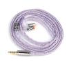 imageLinsoul Tripowin Zonie IEM Cable 16 Core Silver Plated Earphone Upgraded Cords 125m SPC in Ear Monitor Cable for 7HZ Timeless AE TINHIFI T2 PRO T3 T4MMCX 25mmMossLavender