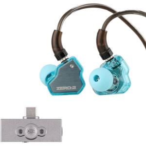 imageLinsoul 7Hz x Crinacle Zero2 in Ear Monitor Updated 10mm Dynamic Driver IEM Blue Kiwi Ears Allegro Pro Upgraded IEM Earphone DACAMP