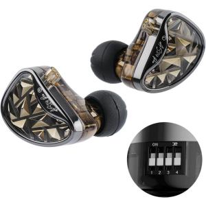 imageLinsoul KZ AS24 Pro 12BA Drivers inEar Monitor Tunable HiFi IEM Wired Earbuds with Detachable Cable for Audiophile Tunable Without Mic