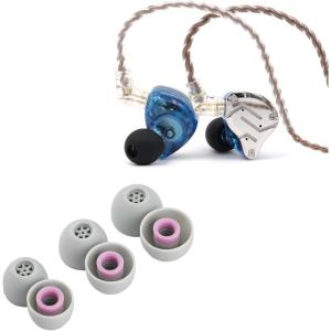 imageLinsoul KZ ZS10 Pro 4BA1DD 5 Driver inEar HiFi Metal Earphones with Mic Kiwi Ears Flex Earbud Tips Replacement Silicone IEM Tips