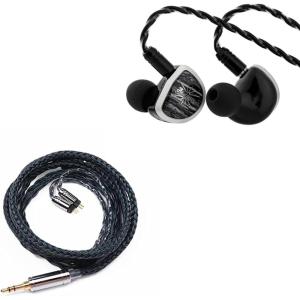 imageLinsoul Kiwi Ears Aether in Ear Monitor 153mm Large Planar Driver IEM Earphone  Tripowin Zonie IEM Cable 16 Core Silver Plated Earphone Upgraded Cords