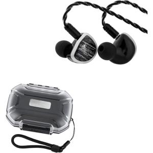 imageLinsoul Kiwi Ears Aether in Ear Monitor 153mm Large Planar Driver IEM Earphone LC02 in Ear Monitor Case Portable Earbud Hard Case