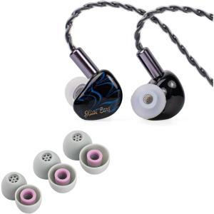 imageLinsoul Kiwi Ears Cadenza in Ear Minitor Blue  Kiwi Ears Flex Earbud Tips