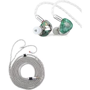 imageLinsoul Kiwi Ears Orchestra Lite Custom 8BA inEar Monitor IEM Green  Tripowin Zonie IEM Cable