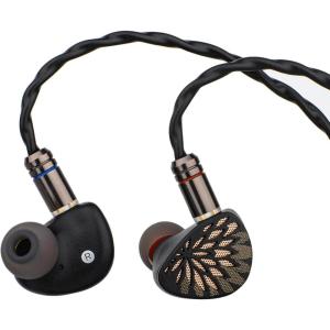 imageLinsoul TANGZU YuXuanJi in Ear Monitor 10mm TPLX Dynamic Driver IEM Earphone Wired Earbuds with Detachable Cable for Musician Audiophile 44mmBlack