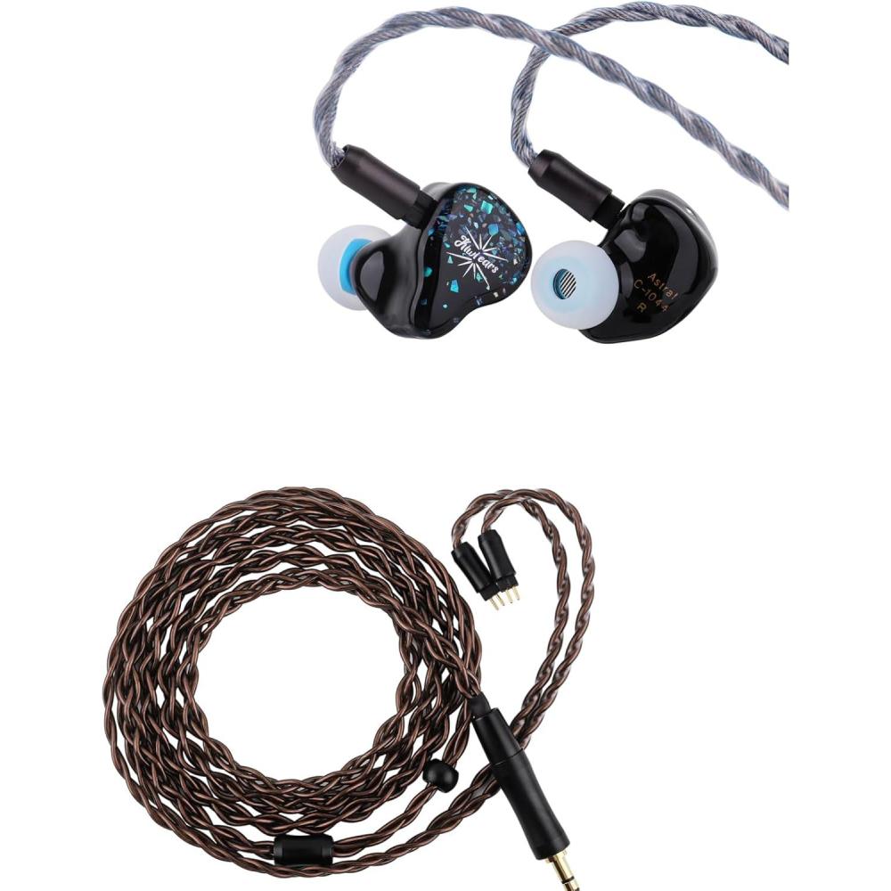 imageLinsoul Kiwi Ears Astral 1DD6BA Hybrid in Ear Monitor Wired Earbuds HiFi Studio Recording ampampMixing Earphone Portable Gaming IEMs for Professional Music Engineers Audiophiles Blue Kiwi E