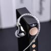 imageLinsoul BLON BL03 II in Ear Monitor 10mm DualChamber Dynamic Driver IEM Wired HiFi Earbuds with Detachable 2Pin Cable for Musician Audiophile 35mm with Mic BlackSilver
