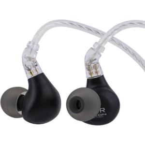 imageLinsoul BLON BL03 II in Ear Monitor 10mm DualChamber Dynamic Driver IEM Wired HiFi Earbuds with Detachable 2Pin Cable for Musician Audiophile 35mm with Mic BlackBlack