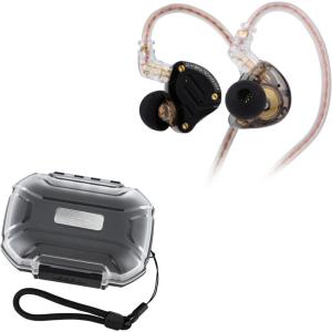 imageLinsoul KZ ZS10 Pro 4BA1DD 5 Driver inEar HiFi Metal EarphonesSTDDark Black  LC02 in Ear Monitor Case