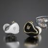 imageLinsoul KZ ZAS 7BA1DD inEar Monitor HiFi Bass Earbuds Gaming Earbuds Hybrid IEM Earphones with Recessed 2pin Cable for Audiophile Musicianwith Mic SilverSilver