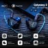 imageLinsoul ZiiGaat x Hangout Audio Odyssey 2 in Ear Monitor 1DD  3BA Hybrid IEM HiFi Wired Earbuds Neutral with SubBass Tuning with Aluminum Shell and OFC Cable for Musicians Audio Engineers