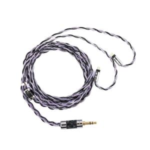 imageLinsoul Tripowin Moonshadow IEM Cable  4 Core Alloy Copper with Aluminum Foil and SilverPlated OCC Earphone Cable for Wired Earbuds 2Pin 35mm