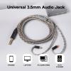 imageLinsoul Tripowin Zonie HiFi InEar Monitor Upgrade Cable with Omni Mic 16Core SilverPlated SPC Earphone Cable TypeC35mm Options 125m SPC TangleFree Wire for Audiophiles35MMRecessed 2PinRecessed 2Pin