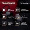 imageLinsoul SIMGOT EG280 in Ear Monitor 1DD1 Planar HiFi IEM Wired Gaming Earphone with Microphone 17m Long Detachable 2Pin OFC Cable with USBC Adapter for FPS Games and Audiophile Musician