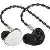 imageLinsoul SIMGOT EG280 in Ear Monitor 1DD1 Planar HiFi IEM Wired Gaming Earphone with Microphone 17m Long Detachable 2Pin OFC Cable with USBC Adapter for FPS Games and Audiophile Musician
