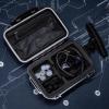 imageLinsoul Kiwi Ears SONICAP Waterproof Earbud CaseHard Protective IEM Storage Box with EVA LiningHard Carrying Bag for HeadphonesEarphoneTravel Carrying Case Fit for ZS10 ProZero2EW300 BlackBlack