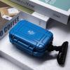 imageLinsoul Kiwi Ears SONICAP Waterproof Earbud CaseHard Protective IEM Storage Box with EVA LiningHard Carrying Bag for HeadphonesEarphoneTravel Carrying Case Fit for ZS10 ProZero2EW300 BlackBlue