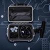 imageLinsoul Kiwi Ears SONICAP Waterproof Earbud CaseHard Protective IEM Storage Box with EVA LiningHard Carrying Bag for HeadphonesEarphoneTravel Carrying Case Fit for ZS10 ProZero2EW300 BlackBlack