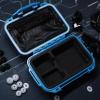 imageLinsoul Kiwi Ears SONICAP Waterproof Earbud CaseHard Protective IEM Storage Box with EVA LiningHard Carrying Bag for HeadphonesEarphoneTravel Carrying Case Fit for ZS10 ProZero2EW300 BlackBlue