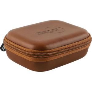 imageLinsoul ZiiGaat PELLEPOD Leather Earbud Case Waterproof IEM Storage Box Hard Carrying Bag Protective Storage Box Fit for Earphone ZS10 Pro Zero 2 EM6L EW300 SuperMix 4 Orchestra Lite BlackBrown