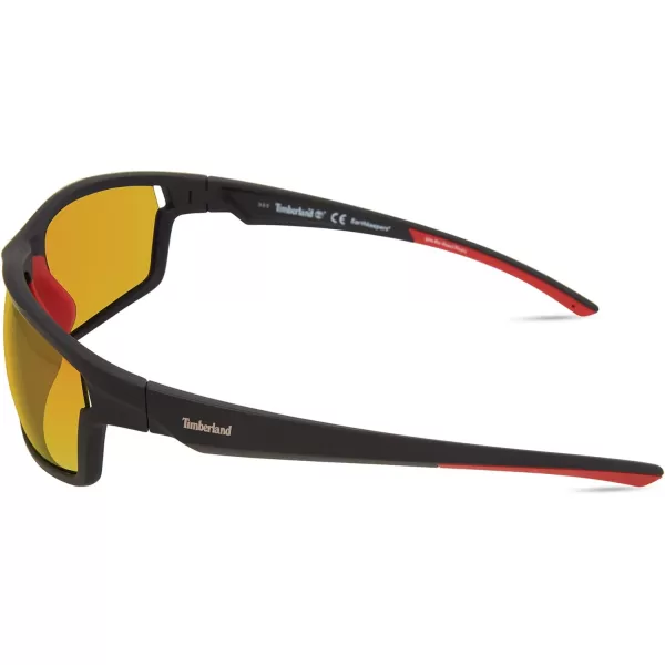 Timberland Men's Tba9271 Rectangular Sunglasses