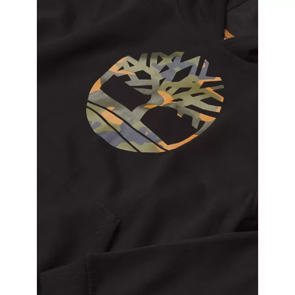 Timberland Big Boys' Long Sleeve Signature Logo Fleece Hoodie