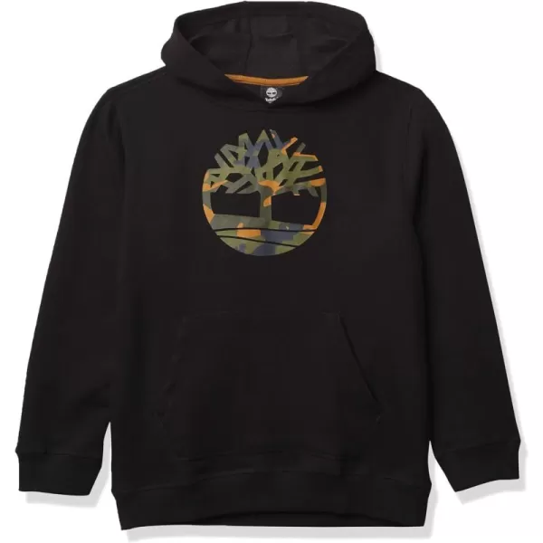 Timberland Big Boys' Long Sleeve Signature Logo Fleece Hoodie