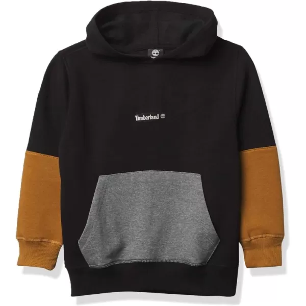 Timberland Big Boys' Long Sleeve Signature Logo Fleece Hoodie