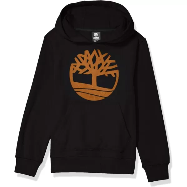 Timberland Big Boys' Long Sleeve Signature Logo Fleece Hoodie