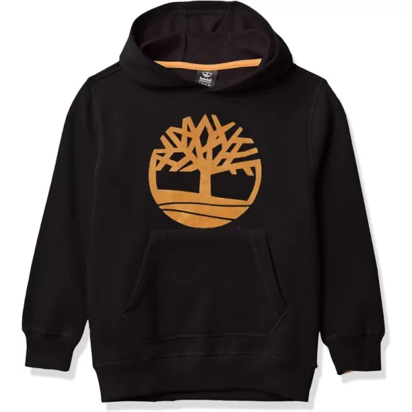 Timberland Big Boys' Long Sleeve Signature Logo Fleece Hoodie