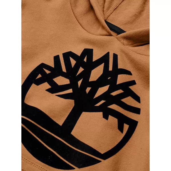 Timberland Big Boys' Long Sleeve Signature Logo Fleece Hoodie