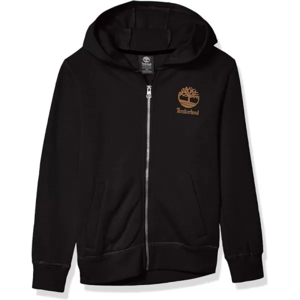 Timberland Boys' Long Sleeve Fleece Full Zip Hoodie Legacy